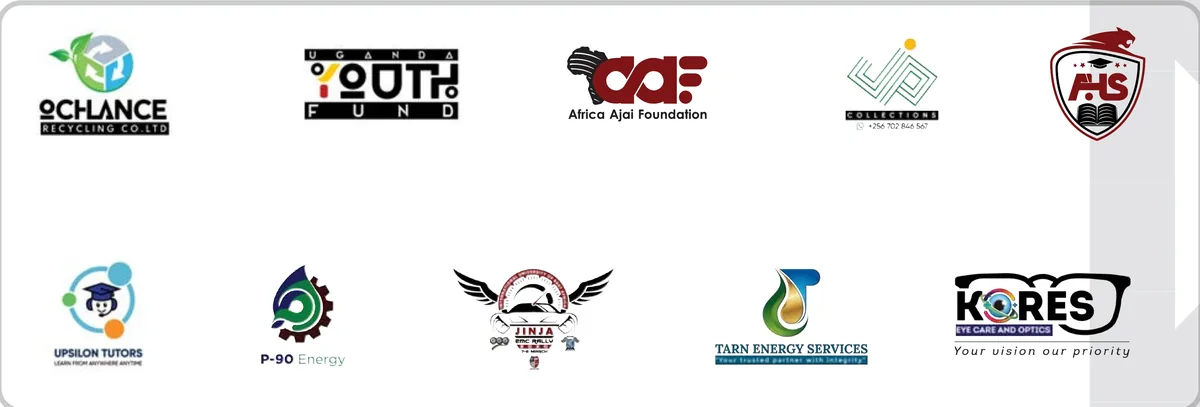 Logo designs created by Memora for Ugandan businesses