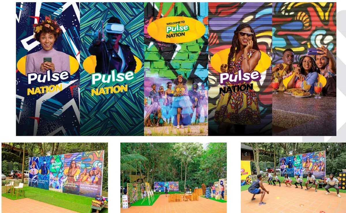 MTN Pulse campaign key visual designed by the Memora team